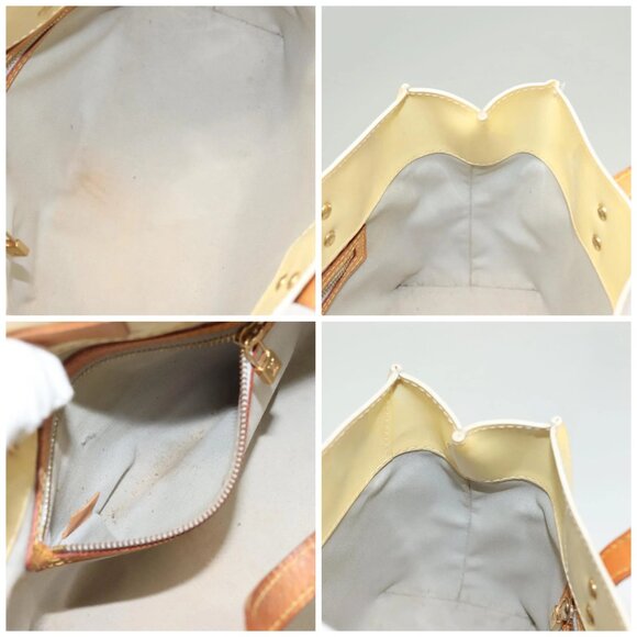 LOUIS VUITTON Monogram Vernis Reade PM Hand Bag Perle LV Auth - Picture 16 of 16